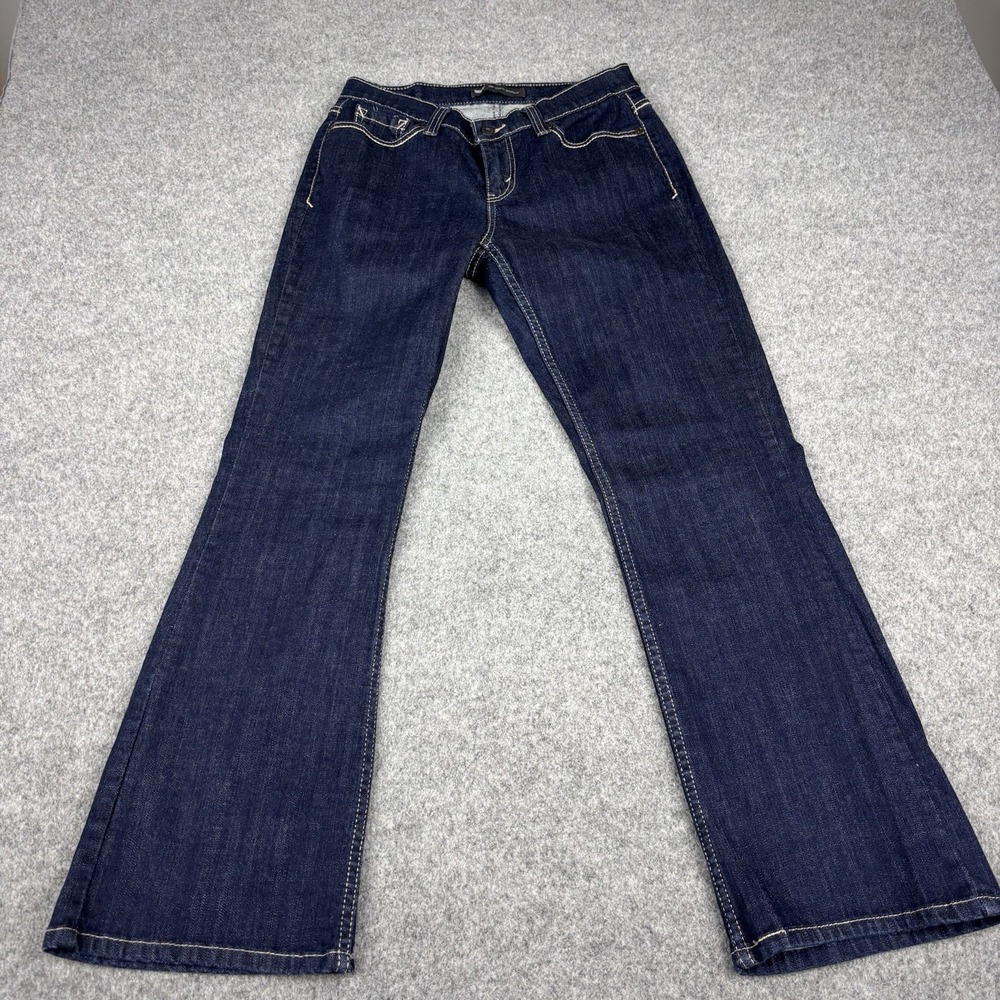 Levi's 529 Curvy Bootcut Jeans Women's 10 Medium Dark Wash Classic Blue Denim